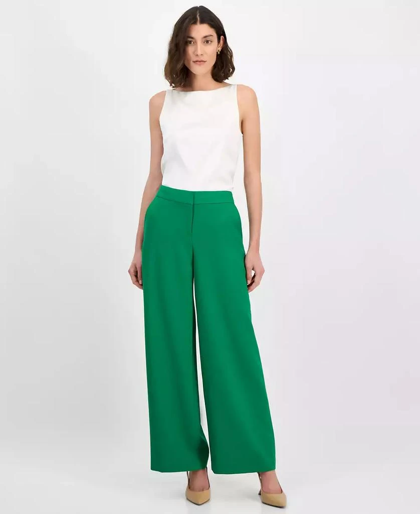 Tahari Women's Mid-Rise Wide-Leg Pants, Regular & Petite 1