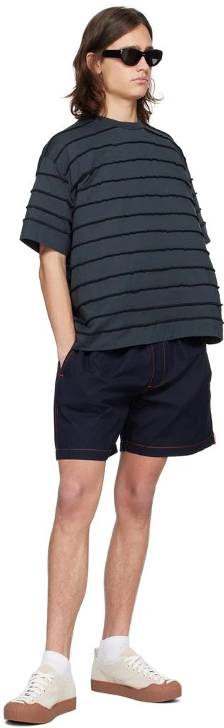 SUNNEI Navy Elastic Shorts 4