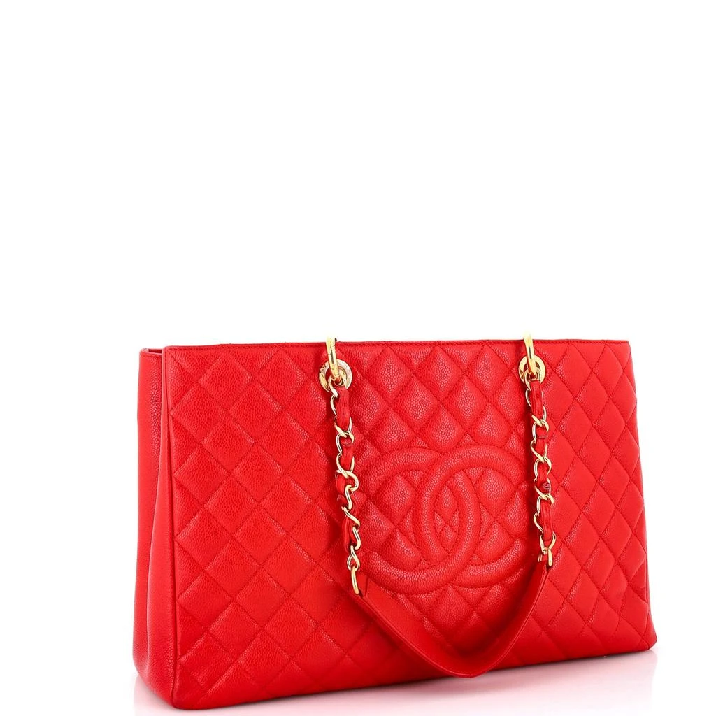Chanel Grand Shopping Tote Quilted Caviar XL 2