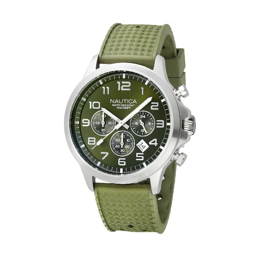 Nautica NCT Blue Ocean Chronograph Quartz Green Dial Men's Watch NAPBOS402 1