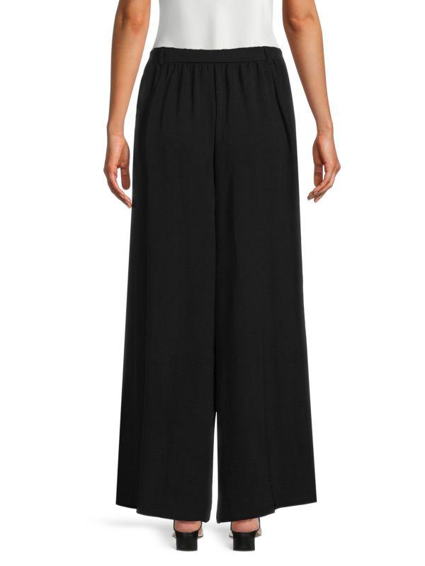 Bobeau Pleated Wide-Leg Pants