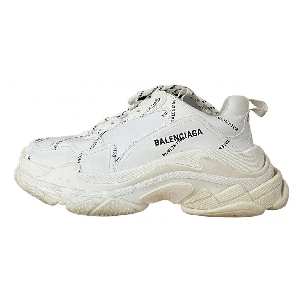 Balenciaga Balenciaga Tyrex leather trainers 1