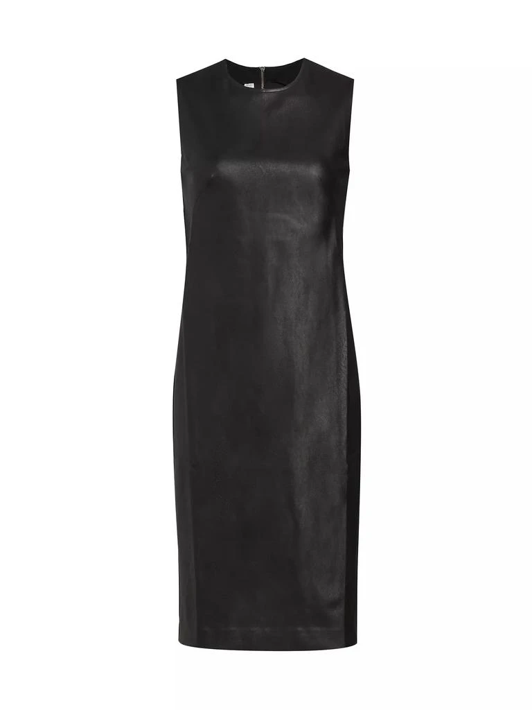 SPANX Faux Leather Sheath Dress 1