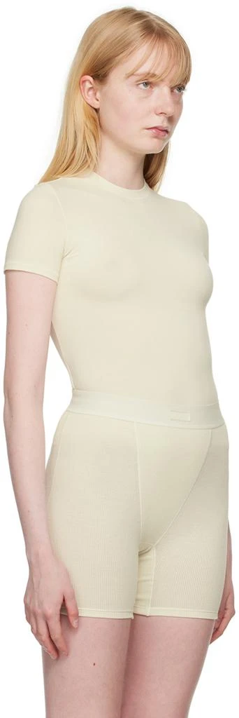 SKIMS Off-White Cotton Jersey T-Shirt 2