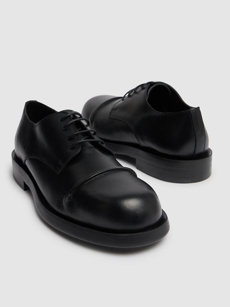 ANN DEMEULEMEESTER Dex Pintuck Derby Lace-up Shoes Black 41