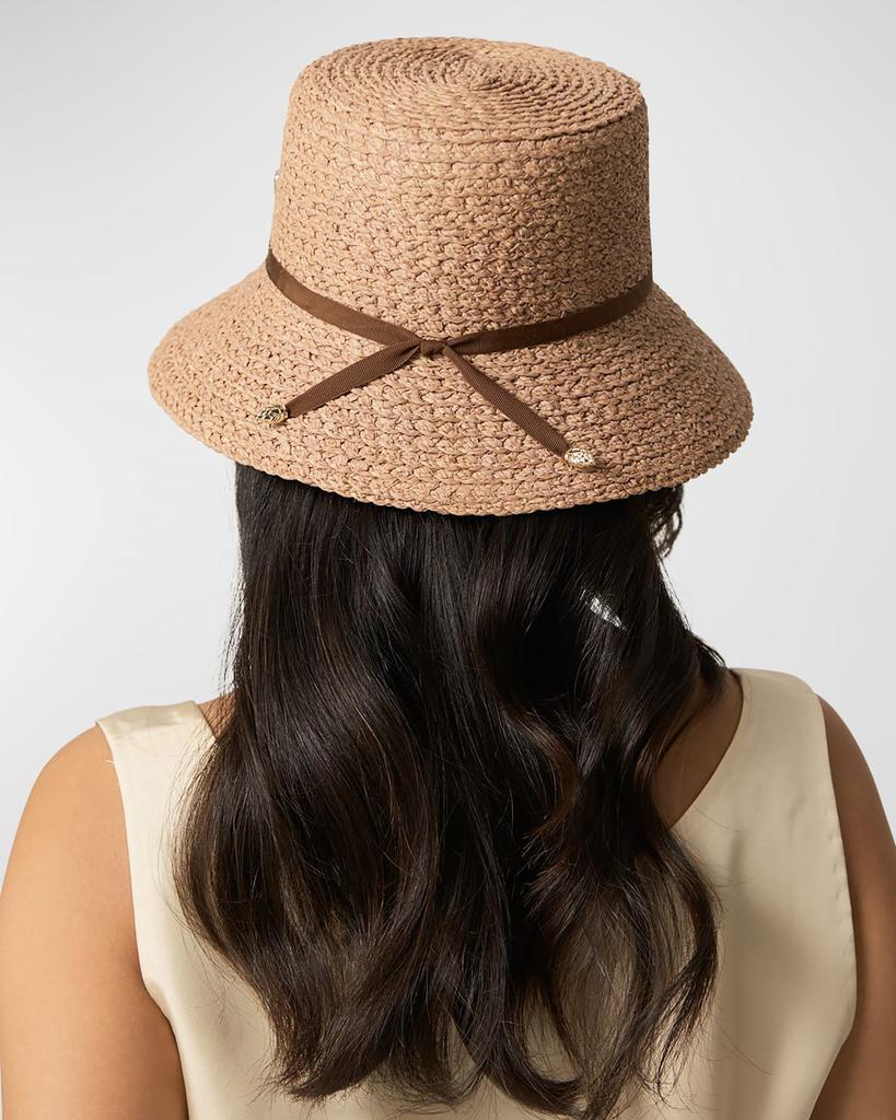 Helen Kaminski Scallop Braid Bucket Hat