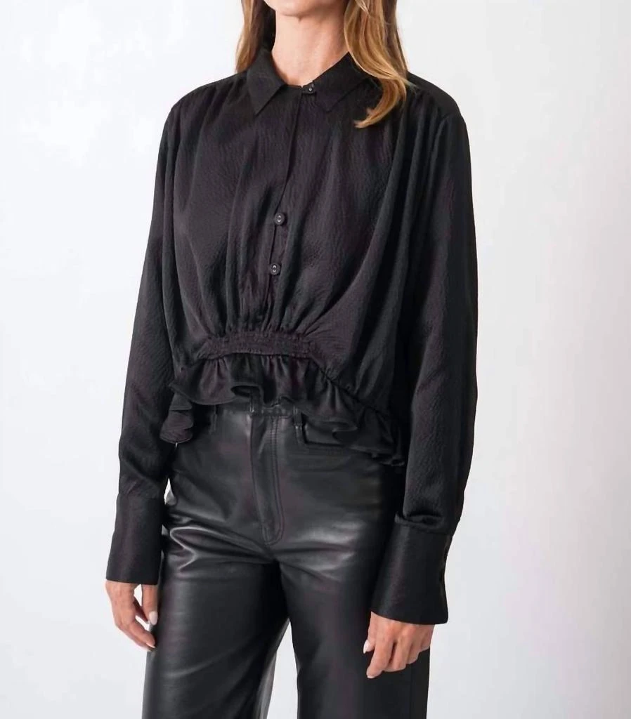 Rachel Comey Sita Top In Black 2