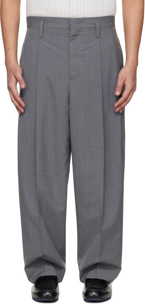 JW Anderson Leather Textured-Effect Trousers - BeyondStyle