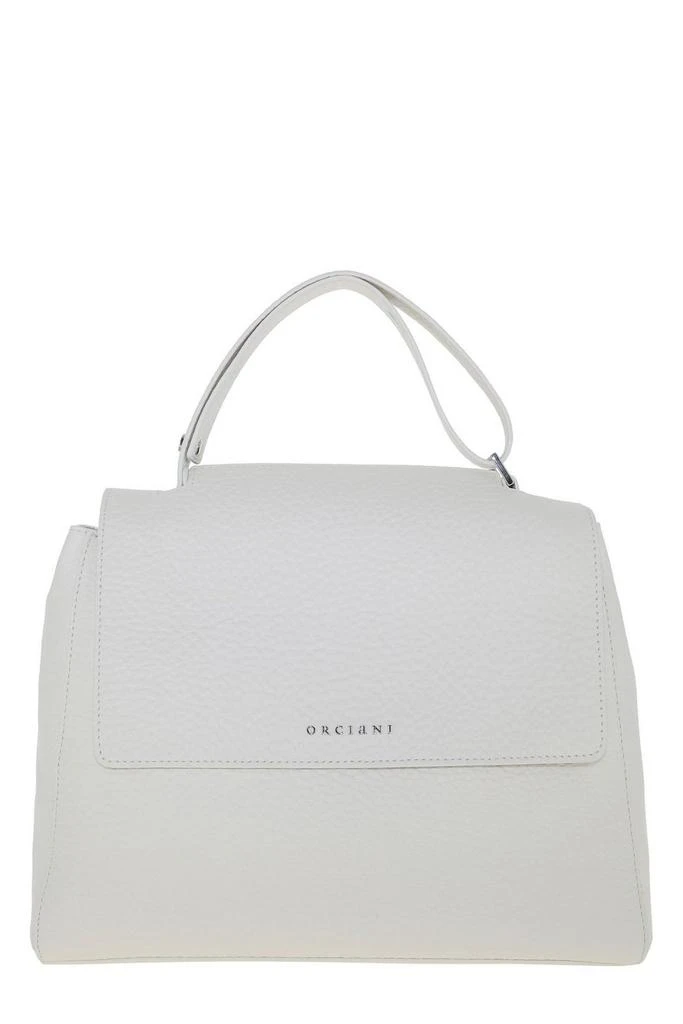 ORCIANI Orciani Sveva Logo Lettering Medium Shoulder Bag 1