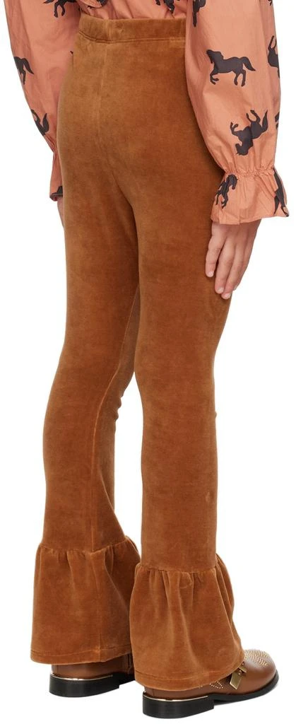 maed for mini Kids Brown Glorious Grizzly Bear Trousers 3