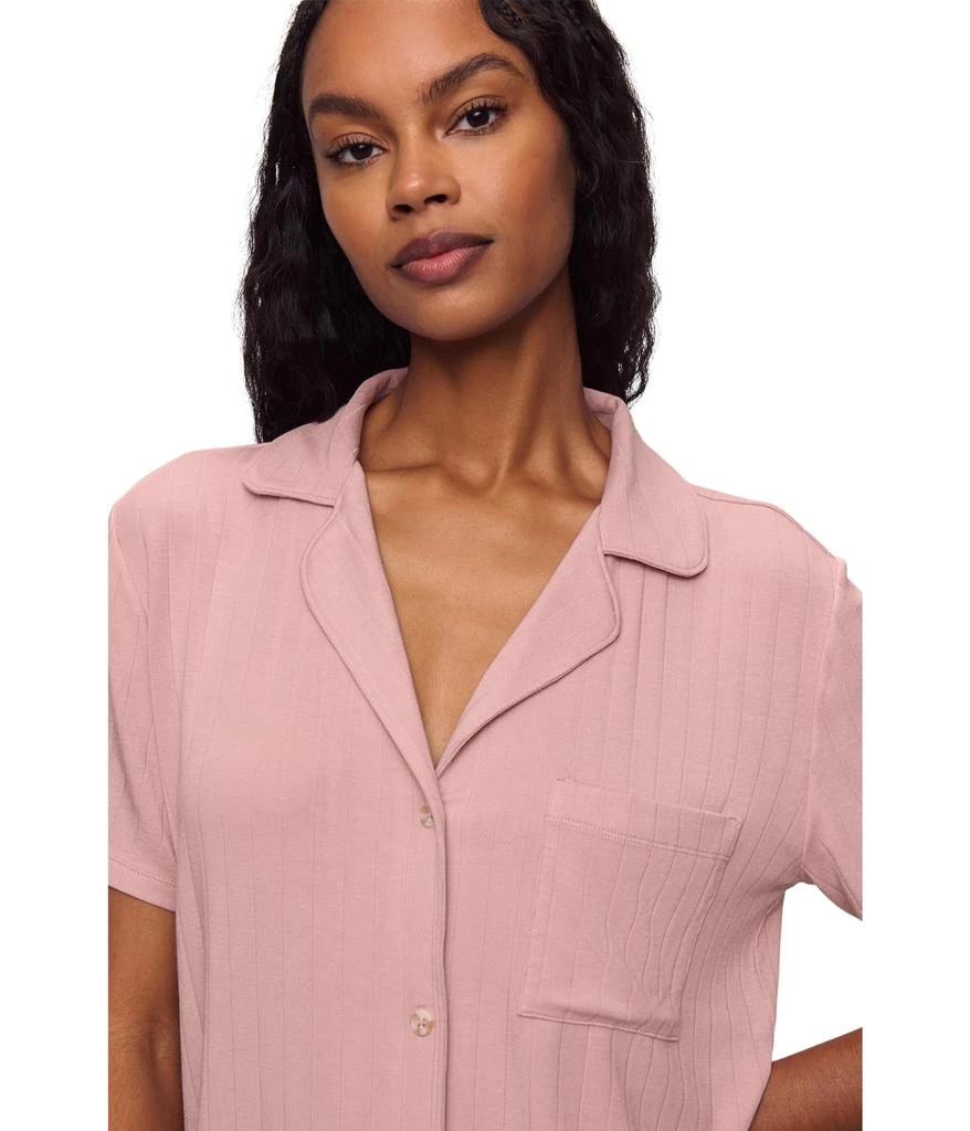 Eberjey Gisele Rib Relaxed Short PJ Set 3