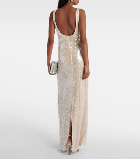 SIMKHAI Bex sequined maxi dress 3