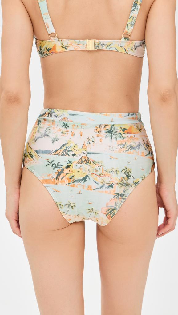 MINKPINK Vacanza High Bikini Pant Bottoms