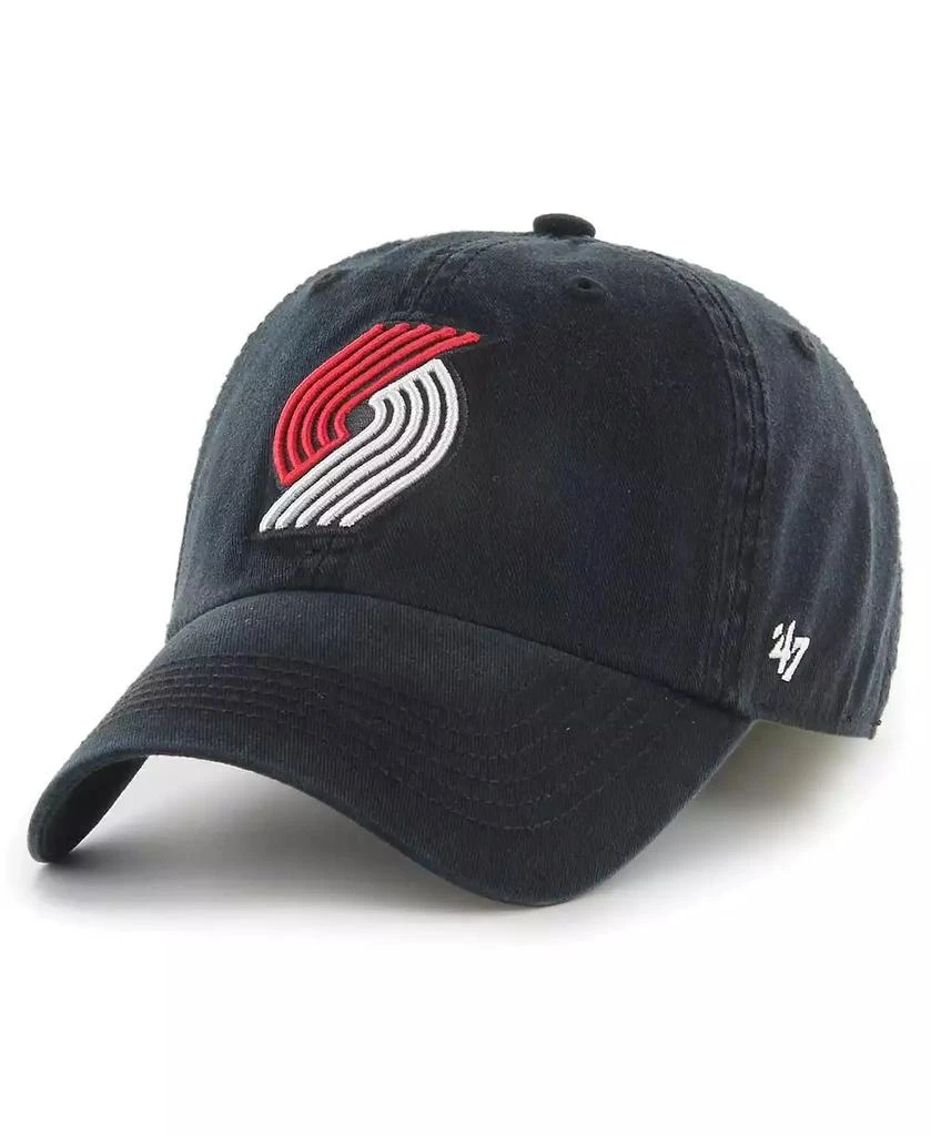 47 Brand Men's Black Portland Trail Blazers Classic Franchise Fitted Hat 1