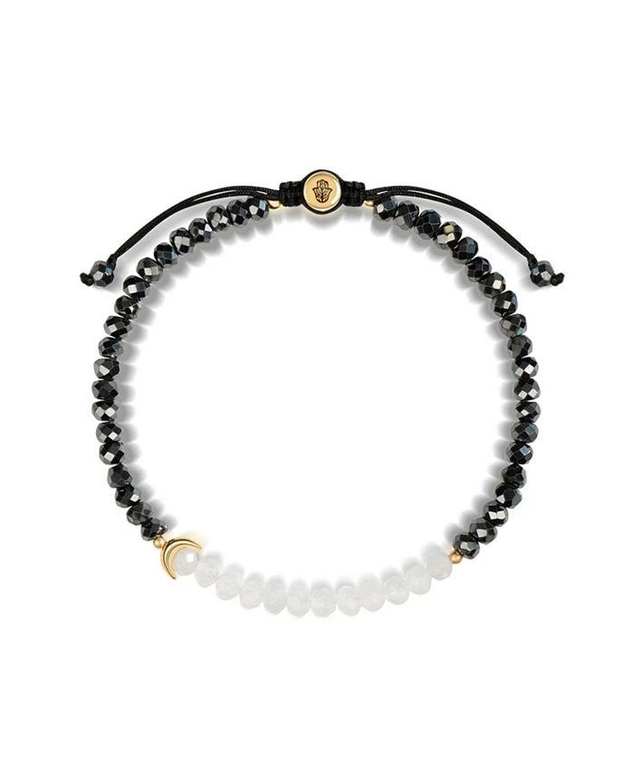 Karma and Luck Visualize Light Moon Hematite Moonstone Luck Bracelet
