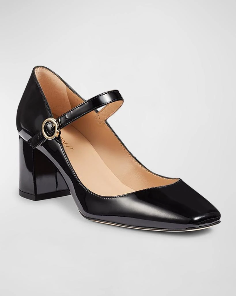 LK Bennett Winter Leather Mary Jane Pumps 2