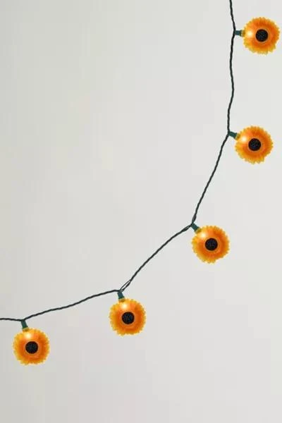 Urban Outfitters Sunflowers 6ft String Lights 4