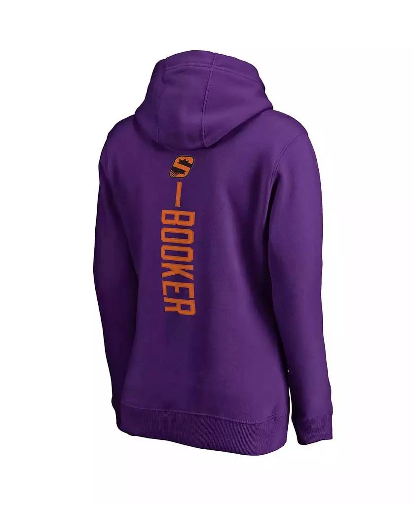 Fanatics Women's Devin Booker Purple Phoenix Suns Backer Name and Number Pullover Hoodie 2