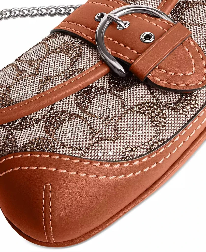 Coach Soho Small Crystal Signature Jacquard Shoulder Bag 25 9
