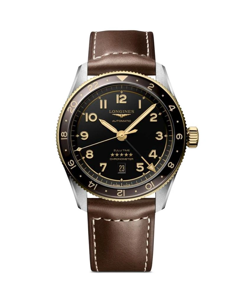Longines Spirit Zulu Time Watch, 42mm 1