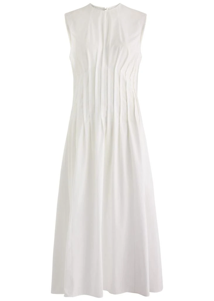 Khaite Wes cotton midi dress  1