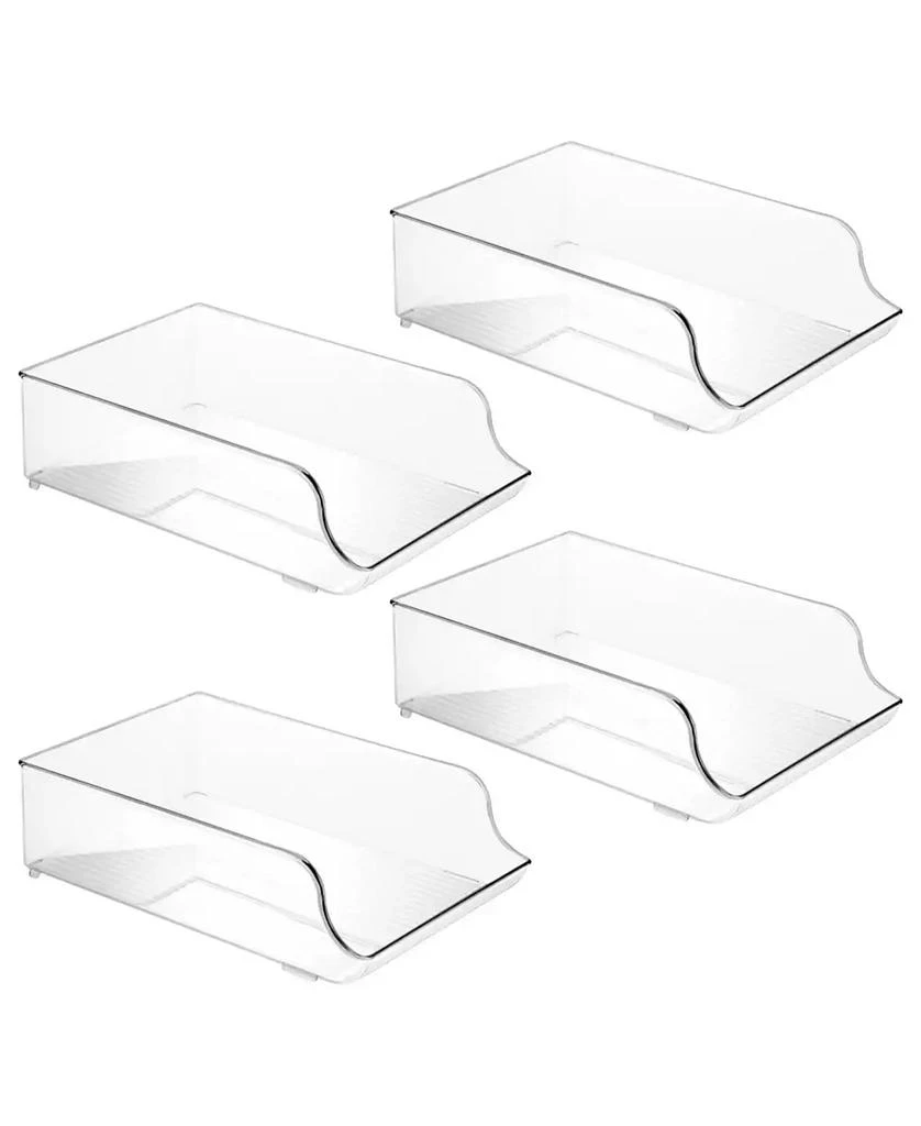 iDesign Water Bottle Organizer for Fridge - Set of 2 - Clear 9