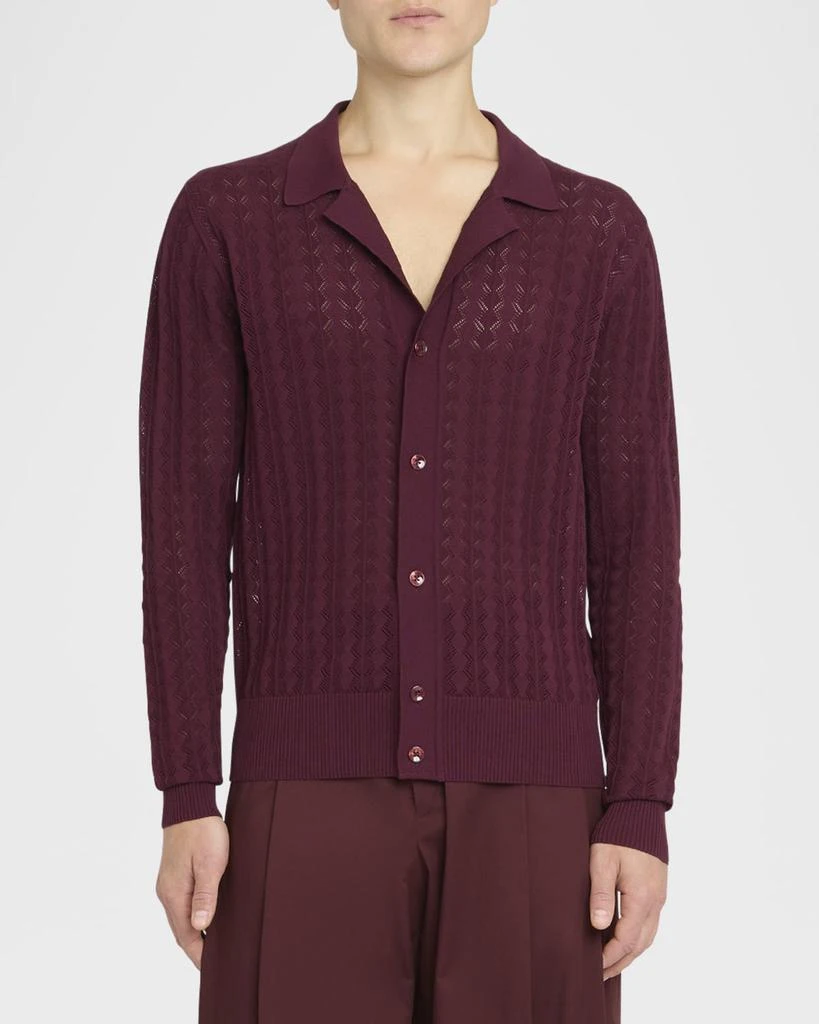 Dolce 
Gabbana Men
s Patterned Knit Cardigan 2