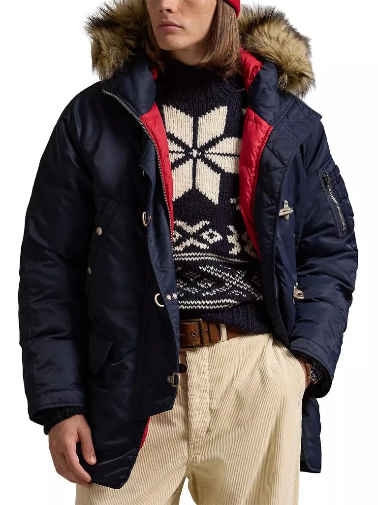 Ralph Lauren Flight Twill Hooded Down Coat 4