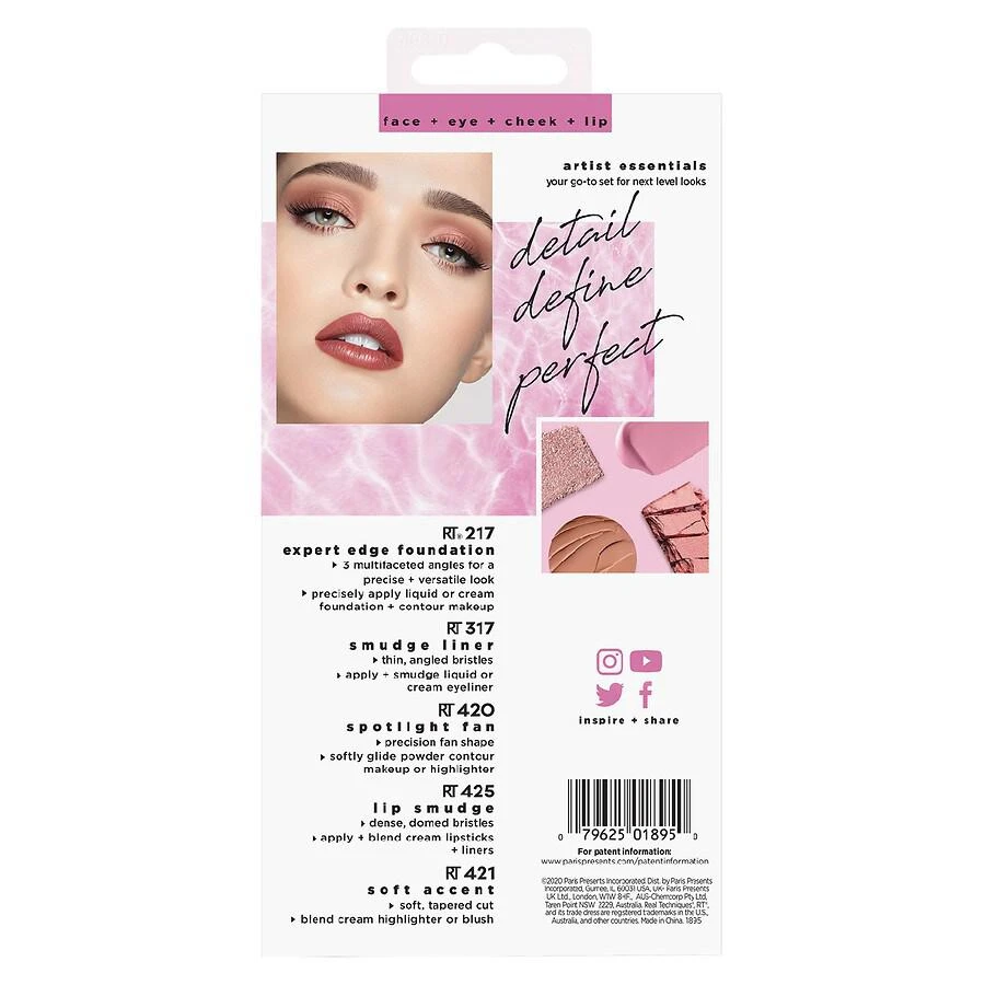 Real Techniques Artist Essentials Makeup Brush Set 2