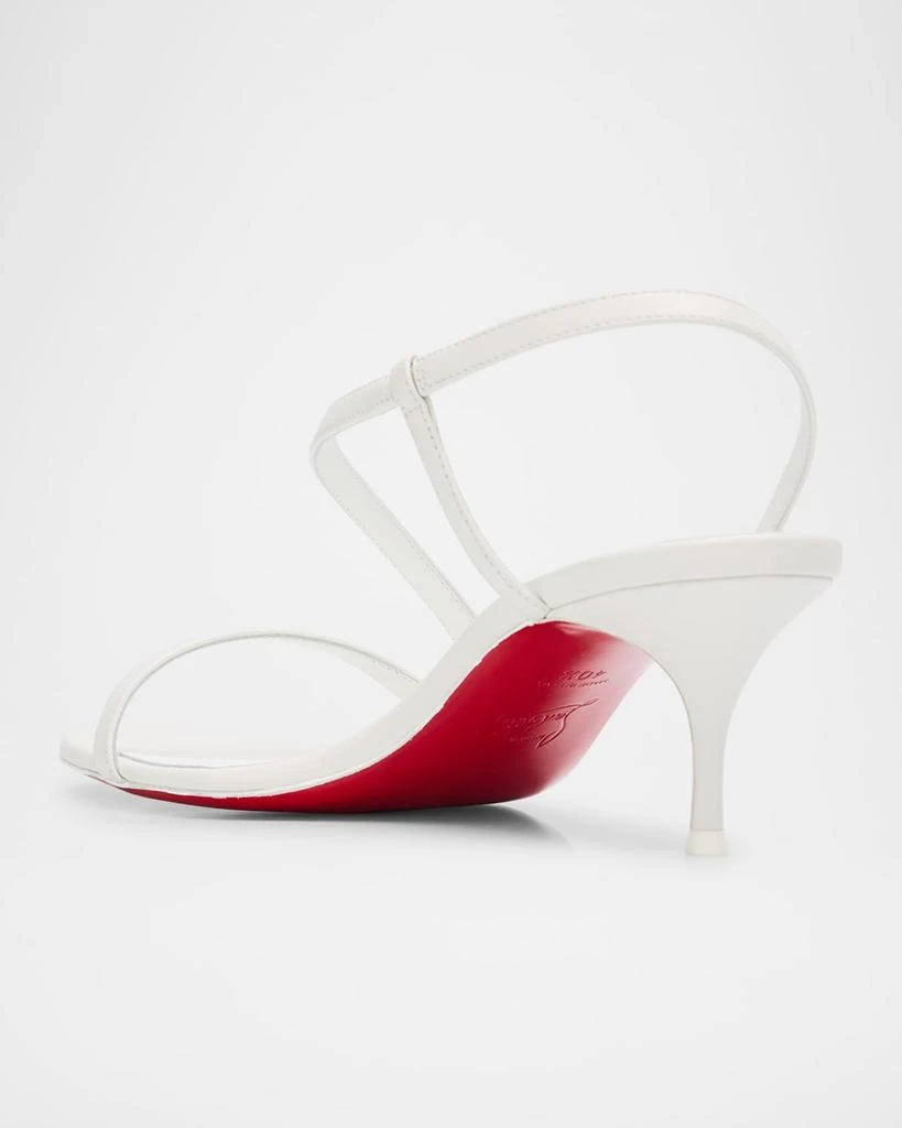 Christian Louboutin Rosalie Leather Red Sole Slingback Sandals 2