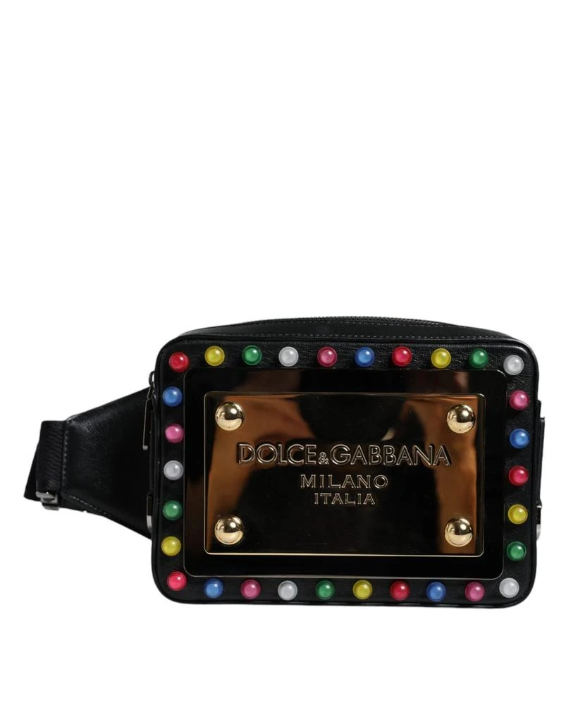 Dolce 
Gabbana Leather LED Logo Belt Waist Fanny Pack Women
s Bag (Pre-Owned)