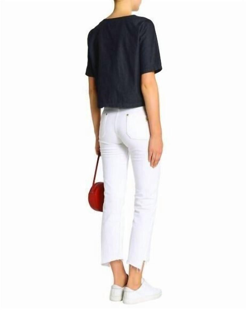 J Brand J Brand - Denim Crop Top Shirt