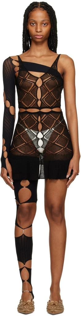 RUI Black Cutout Minidress 1