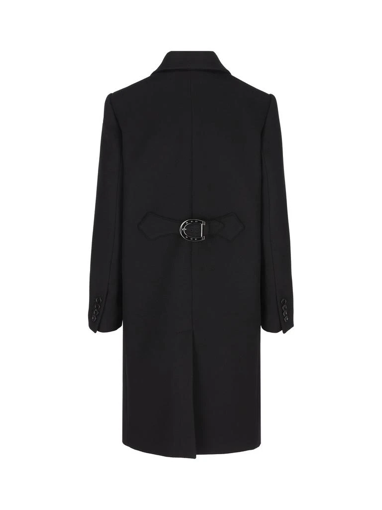 Gucci Gucci Single Breasted Logo Plaque Coat 2