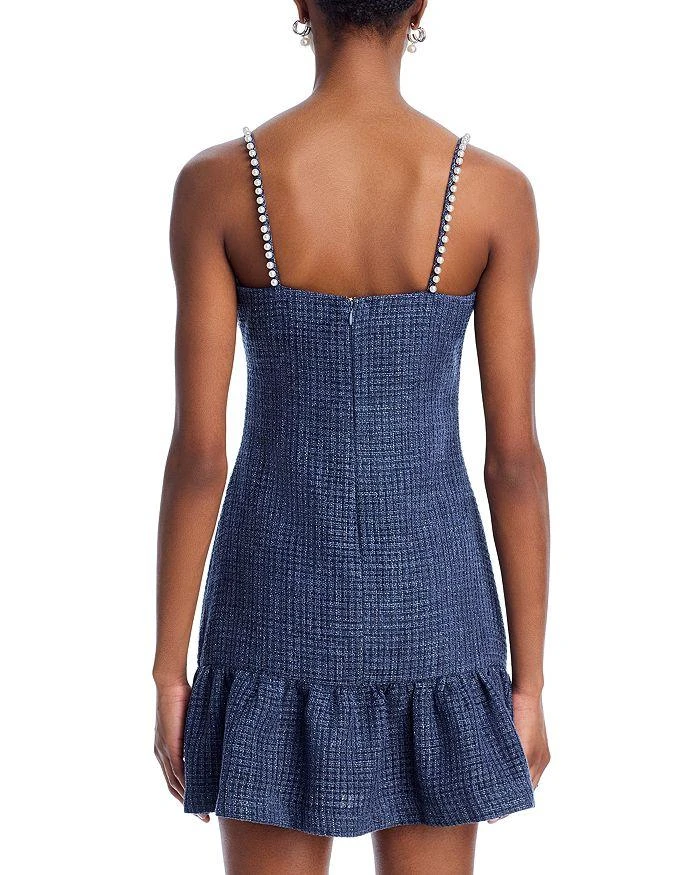 AQUA Tweed Drop Waist Mini Dress - Exclusive 4