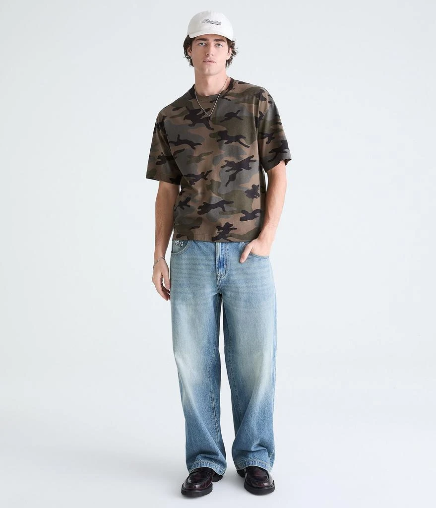 Aeropostale Camo Heavyweight Boxy Crew Tee 2