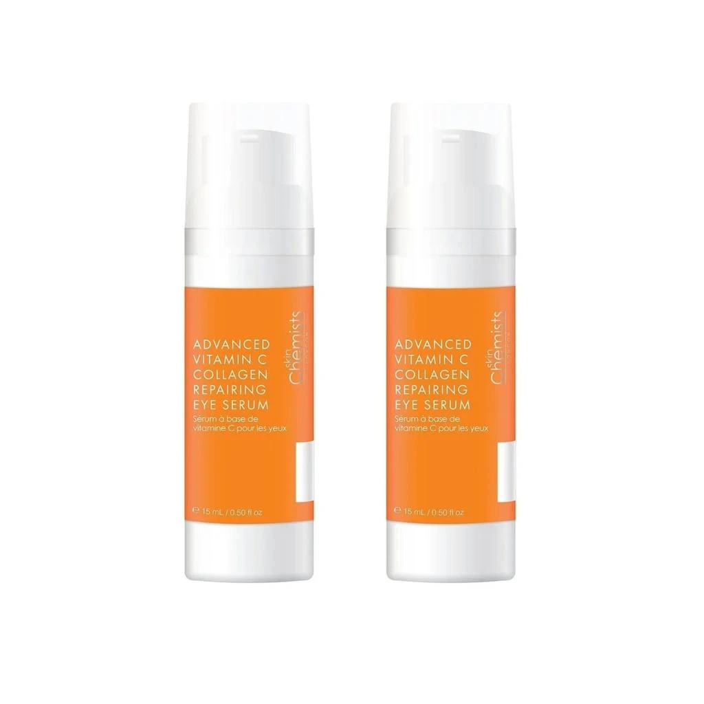 skinChemists Advanced Vitamin C Collagen Repairing Eye Serum 15ml Twin Value Savings Pack 1