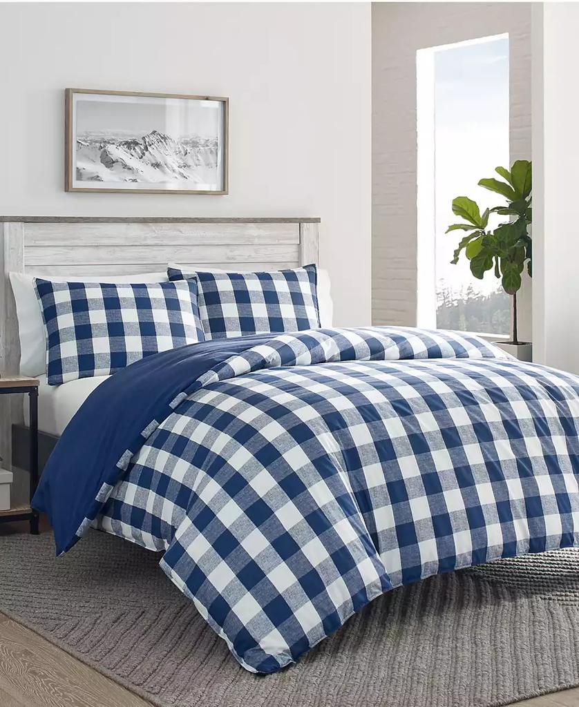 Eddie Bauer Lakehouse Plaid 3-Pc. Duvet Cover Set