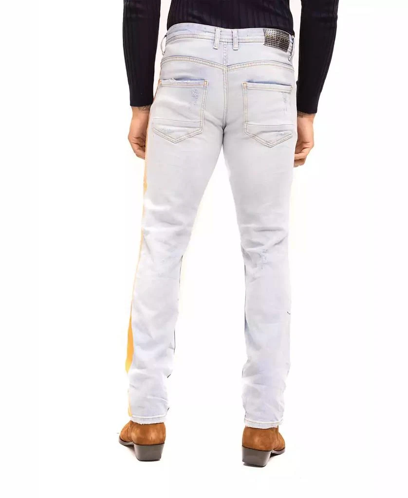 RON TOMSON Men's Modern Splattered Stripe Jeans 2