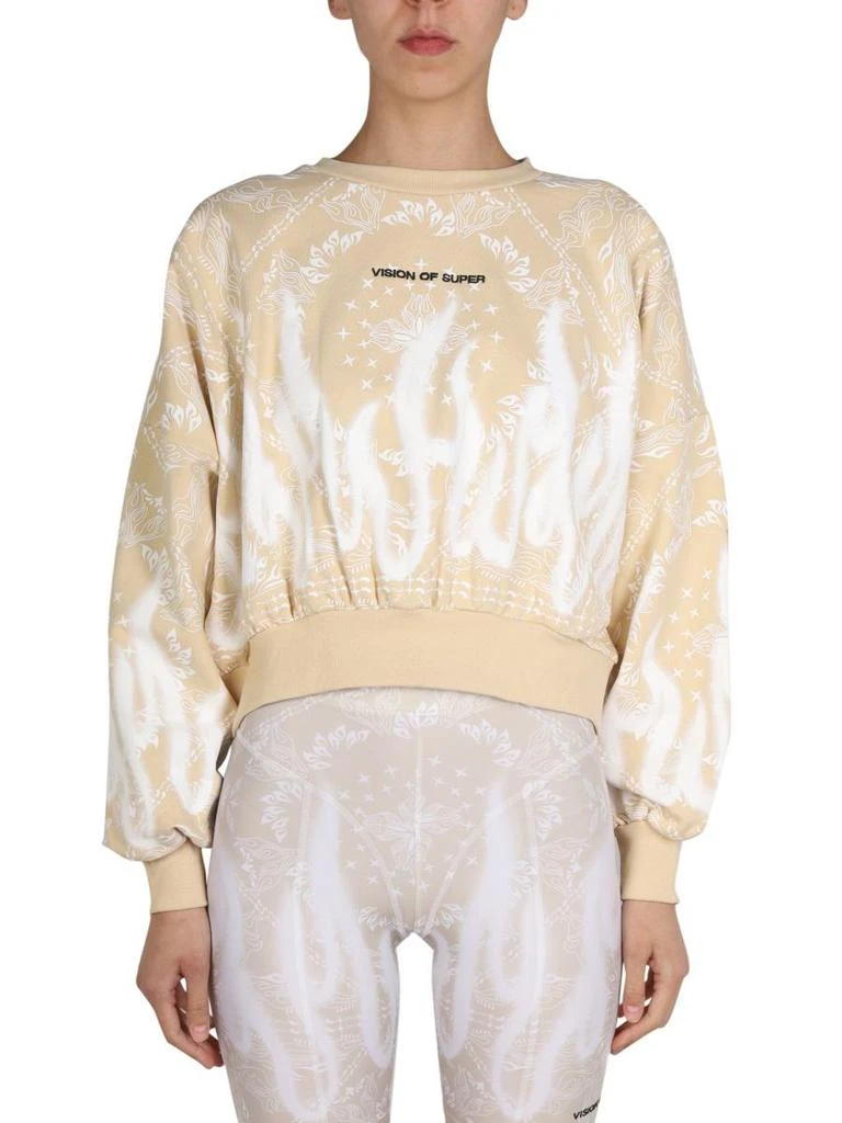Vision of Super Vision Of Super Paisley Pattern Sweatshirt 1