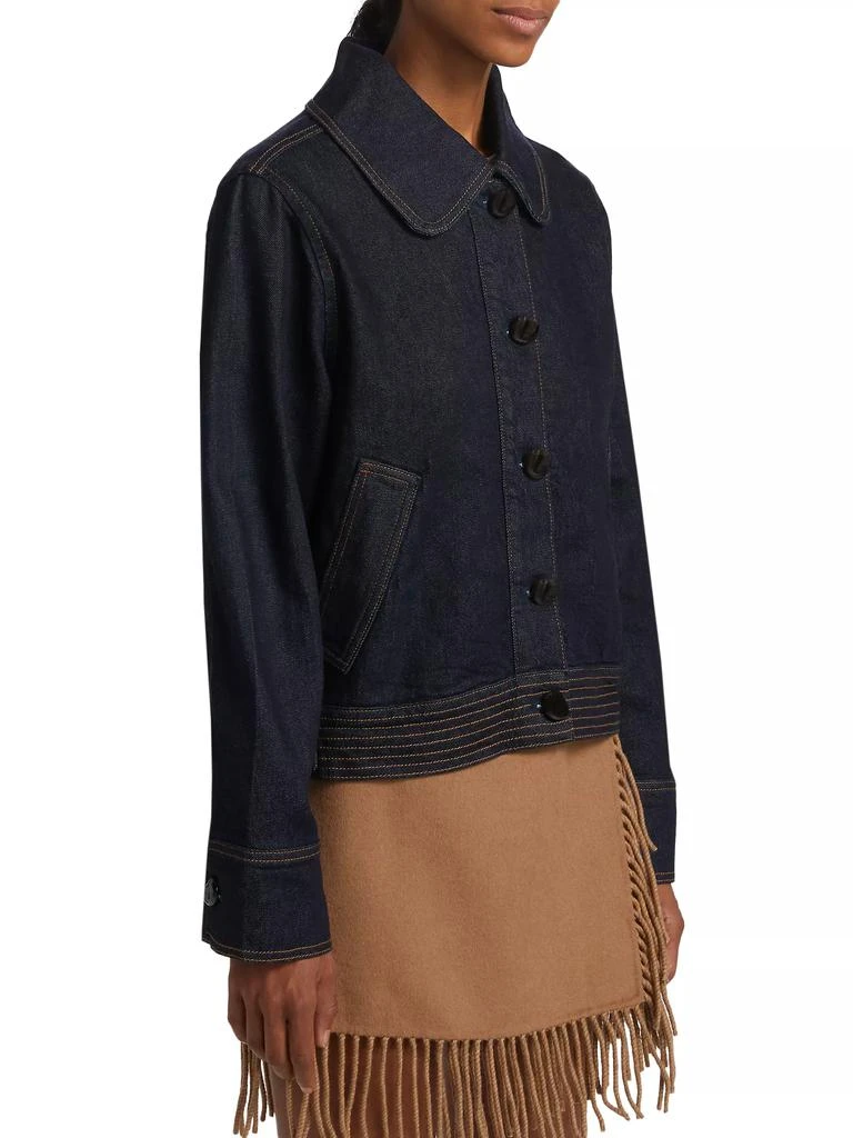 Rails Figueroa Topstitched Denim Jacket 4