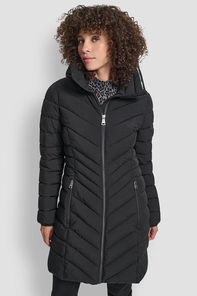 DKNY MID LENGTH FULL ZIP JACKET - Jackets - Free Shipping