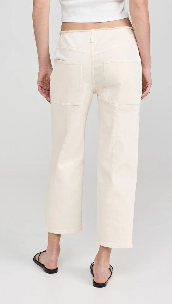 Tibi Garment Dyed Stretch Twill Cropped Newman Jeans 2