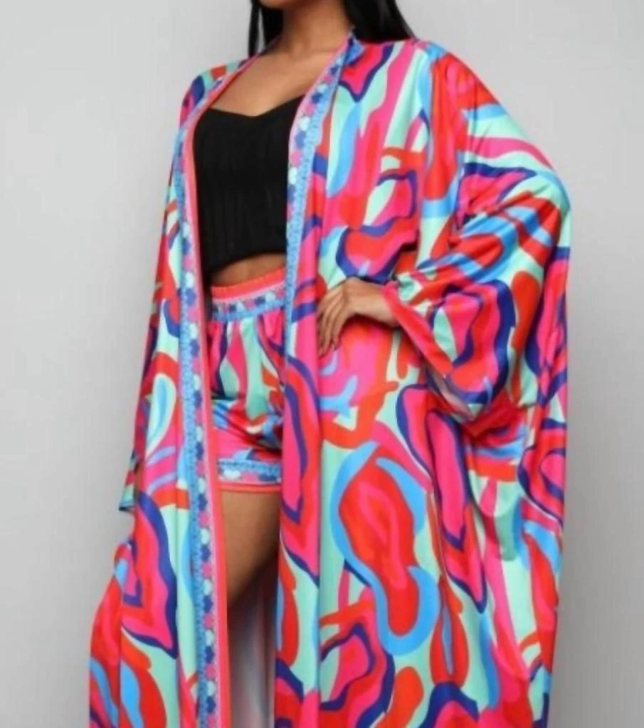 Half Heart Half Heart - Alia Kimono Short Set 2