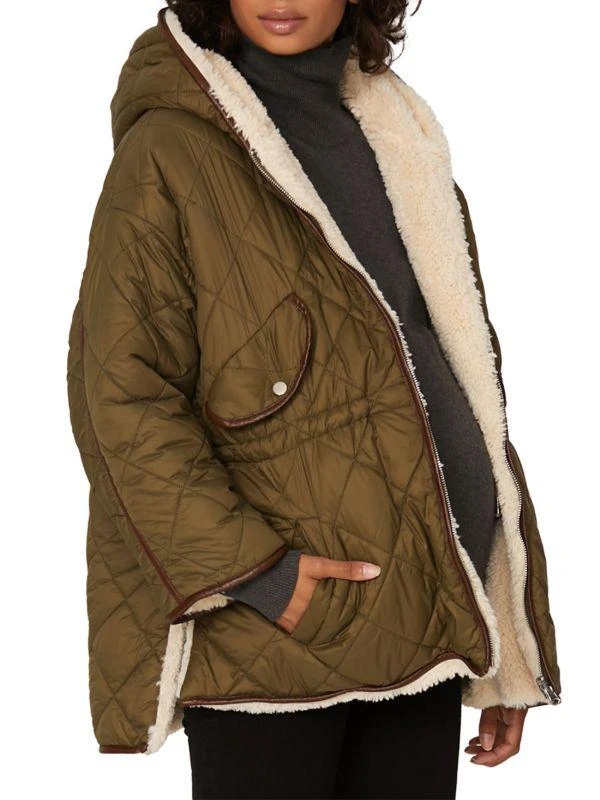 Maje Gangzim Quilted Coat 3