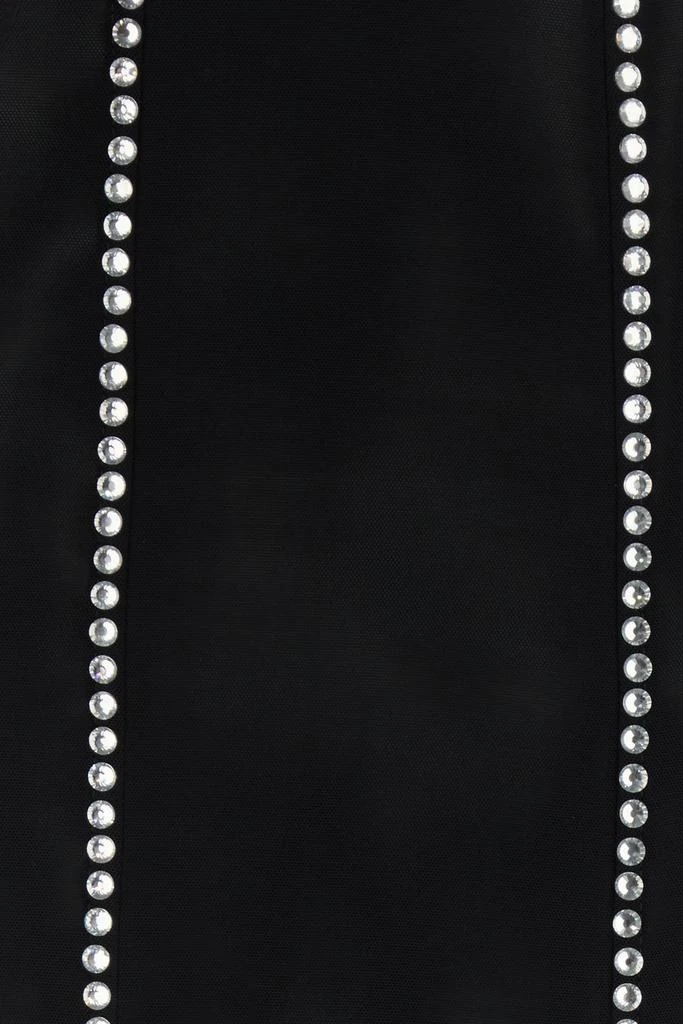 OSEREE Black stretch tulle dress 3