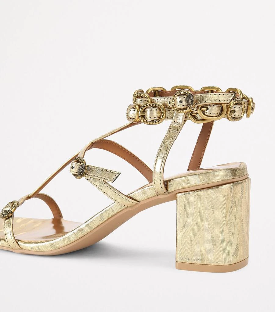 Kurt Geiger Leather Regent Block Sandals 2