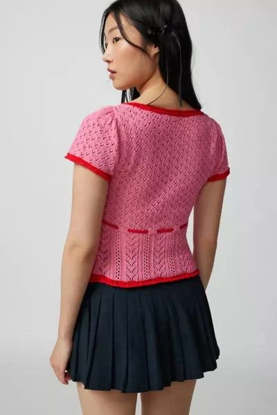 Urban Outfitters UO Gabriella Babydoll Flyaway Sweater 4