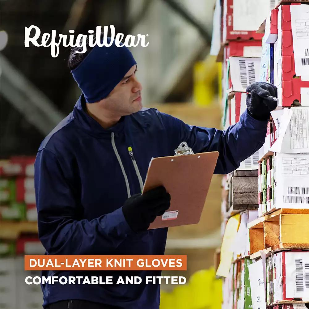 RefrigiWear Men's Polypropylene Glove Liner - Lightweight, Moisture-Wicking, 30°F Comfort Rating, Durable Cold Weather Work Glove Insert (Sold by the Dozen)