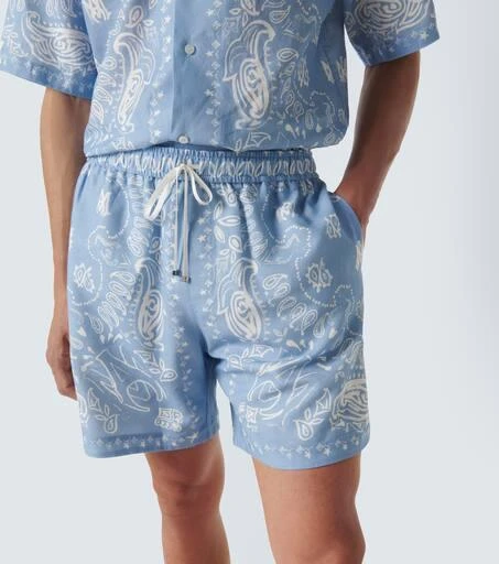 AMIRI Bandana cotton-blend shorts 5